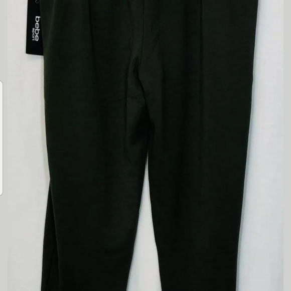 Bebe Sport Womens Logo Pants 1X Athletic Green - Picture 7 of 10